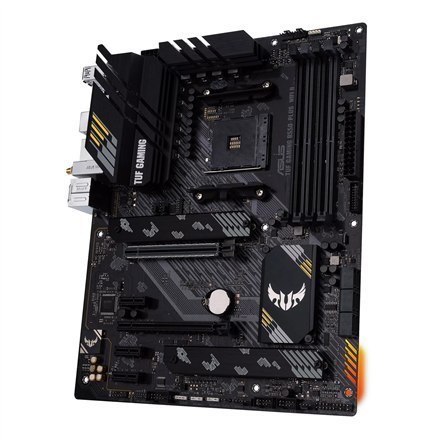 Asus | TUF GAMING B550-PLUS WIFI II | Processor family AMD | Processor socket AM4 | DDR4 DIMM | Memory slots 4 | Supported hard