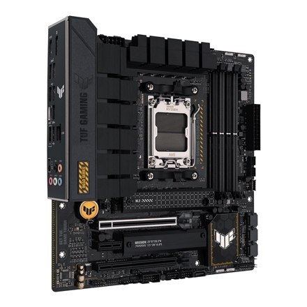 Asus | TUF GAMING B650M-PLUS | Processor family AMD | Processor socket AM5 | DDR5 DIMM | Memory slots 4 | Supported hard disk d Asus | TUF GAMING B650M-PLUS | Processor family AMD | Processor socket AM5 | DDR5 DIMM | Memory slots 4 | Supported hard disk d