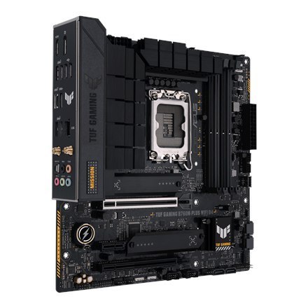 Asus | TUF GAMING B760M-PLUS WIFI D4 | Processor family Intel | Processor socket LGA1700 | DDR4 DIMM | Memory slots 4 | Support Asus | TUF GAMING B760M-PLUS WIFI D4 | Processor family Intel | Processor socket LGA1700 | DDR4 DIMM | Memory slots 4 | Support