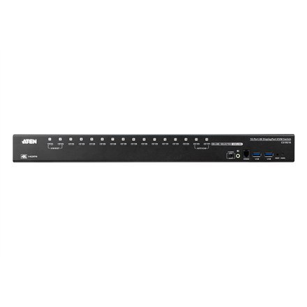 Aten CS19216 16-portowy przełącznik USB 3.0 DisplayPort KVMP Aten | 16-portowy przełącznik USB 3.0 DisplayPort KVMP | CS19216 Aten CS19216 16-portowy przełącznik USB 3.0 DisplayPort KVMP Aten | 16-portowy przełącznik USB 3.0 DisplayPort KVMP | CS19216