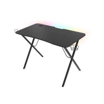 Biurko Genesis Holm 200 RGB z ergonomicznymi narożnikami prostokątnymi Biurko Genesis Holm 200 RGB z ergonomicznymi narożnikami prostokątnymi