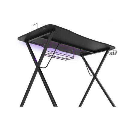 Biurko Genesis Holm 200 RGB z ergonomicznymi narożnikami prostokątnymi Biurko Genesis Holm 200 RGB z ergonomicznymi narożnikami prostokątnymi