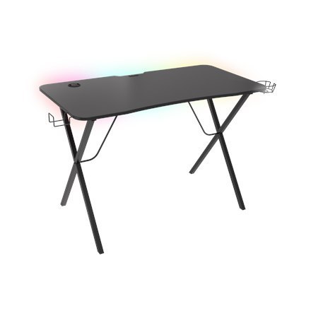 Biurko Genesis Holm 200 RGB z ergonomicznymi narożnikami prostokątnymi Biurko Genesis Holm 200 RGB z ergonomicznymi narożnikami prostokątnymi