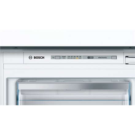 Bosch | GIV11AFE0 | Freezer | Energy efficiency class E | Upright | Built-in | Height 71.2 cm | Total net capacity 72 L | White Bosch | GIV11AFE0 | Freezer | Energy efficiency class E | Upright | Built-in | Height 71.2 cm | Total net capacity 72 L | White