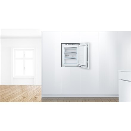 Bosch | GIV11AFE0 | Freezer | Energy efficiency class E | Upright | Built-in | Height 71.2 cm | Total net capacity 72 L | White Bosch | GIV11AFE0 | Freezer | Energy efficiency class E | Upright | Built-in | Height 71.2 cm | Total net capacity 72 L | White