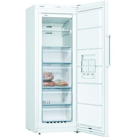 Bosch | GSN29VWEP | Freezer | Energy efficiency class E | Free standing | Upright | Height 161 cm | No Frost system | Total net Bosch | GSN29VWEP | Freezer | Energy efficiency class E | Free standing | Upright | Height 161 cm | No Frost system | Total net
