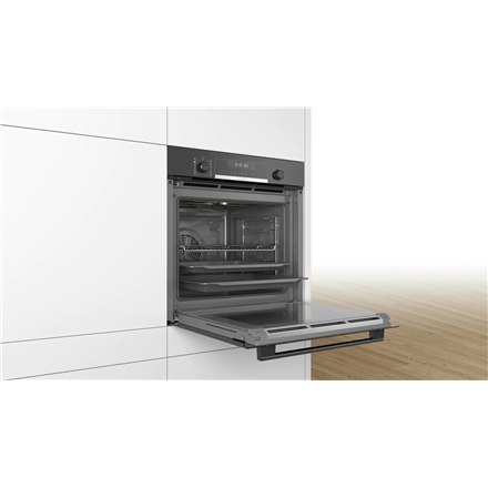 Bosch | HRA578BB0S Serie 6 | Oven | 71 L | Multifunctional | Pyrolysis | Electronic | Steam function | Yes | Height 59.5 cm | Wi Bosch | HRA578BB0S Serie 6 | Oven | 71 L | Multifunctional | Pyrolysis | Electronic | Steam function | Yes | Height 59.5 cm | Wi