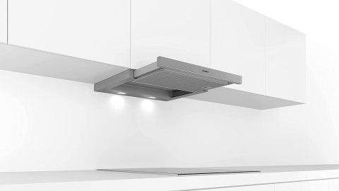 Bosch | Okap Serie 4 | DFL064A52 | Klasa efektywności energetycznej A | Teleskopowy | Szerokość 60 cm | 270 m³/h | Przyciski | S Bosch | Okap Serie 4 | DFL064A52 | Klasa efektywności energetycznej A | Teleskopowy | Szerokość 60 cm | 270 m³/h | Przyciski | S