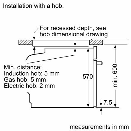 Bosch | Oven | HBA171BS1S | Multifunctional | 71 L | Stainless Steel | Width 60 cm | Pyrolysis | Touch control | Height 60 cm
