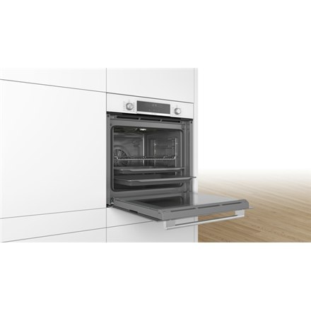 Bosch | Oven | HBG517CW1S | Multifunctional | 71 L | White | Width 60 cm | AquaSmart | Electronic | Height 60 cm Bosch | Oven | HBG517CW1S | Multifunctional | 71 L | White | Width 60 cm | AquaSmart | Electronic | Height 60 cm