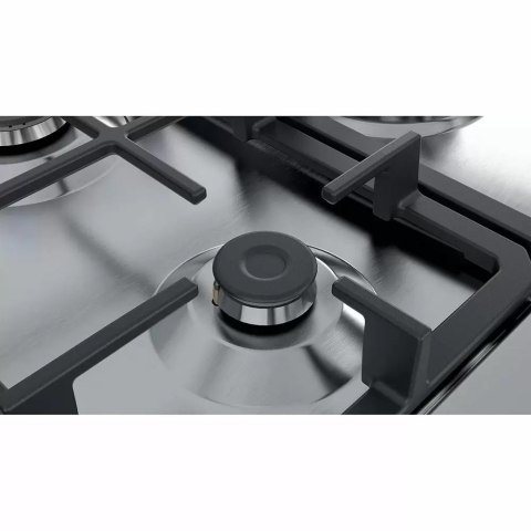 Bosch | PGQ7B5B90 | Hob | Gas | Number of burners/cooking zones 5 | Rotary knobs | Stainless steel Bosch | PGQ7B5B90 | Hob | Gas | Number of burners/cooking zones 5 | Rotary knobs | Stainless steel