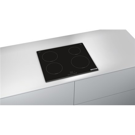 Bosch | PIE631BB5E Series 4 | Hob | Induction | Number of burners/cooking zones 4 | Touch | Timer | Black Bosch | PIE631BB5E Series 4 | Hob | Induction | Number of burners/cooking zones 4 | Touch | Timer | Black