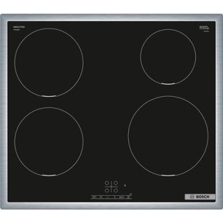 Bosch | PIE645BB5E Series 4 | Hob | Induction | Number of burners/cooking zones 4 | Touch | Timer | Black