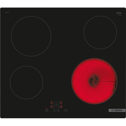 Bosch | PKE611BA2E Series 4 | Hob | Vitroceramic | Number of burners/cooking zones 4 | Touch | Black Bosch | PKE611BA2E Series 4 | Hob | Vitroceramic | Number of burners/cooking zones 4 | Touch | Black