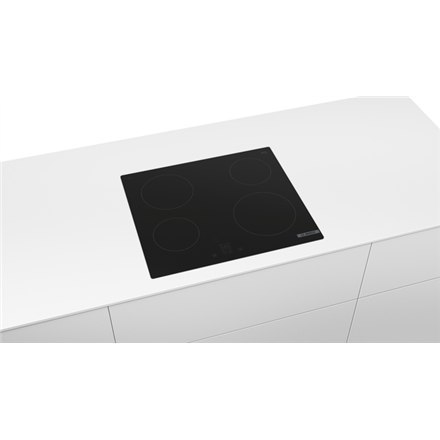 Bosch | PKE611BA2E Series 4 | Hob | Vitroceramic | Number of burners/cooking zones 4 | Touch | Black Bosch | PKE611BA2E Series 4 | Hob | Vitroceramic | Number of burners/cooking zones 4 | Touch | Black