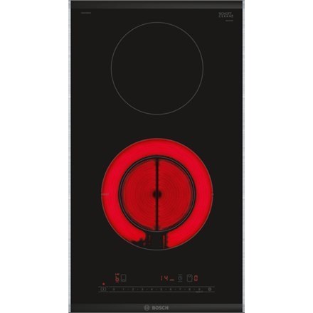Bosch | PKF375FP2E Series 6 | Hob | Vitroceramic | Number of burners/cooking zones 2 | DirectSelect | Timer | Black Bosch | PKF375FP2E Series 6 | Hob | Vitroceramic | Number of burners/cooking zones 2 | DirectSelect | Timer | Black