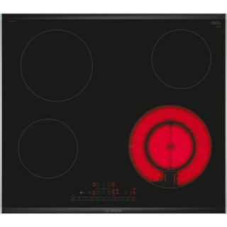 Bosch | PKF675FP2E Series 6 | Hob | Vitroceramic | Number of burners/cooking zones 4 | DirectSelect | Timer | Black