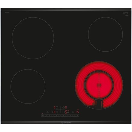 Bosch | PKF675FP2E Series 6 | Hob | Vitroceramic | Number of burners/cooking zones 4 | DirectSelect | Timer | Black Bosch | PKF675FP2E Series 6 | Hob | Vitroceramic | Number of burners/cooking zones 4 | DirectSelect | Timer | Black