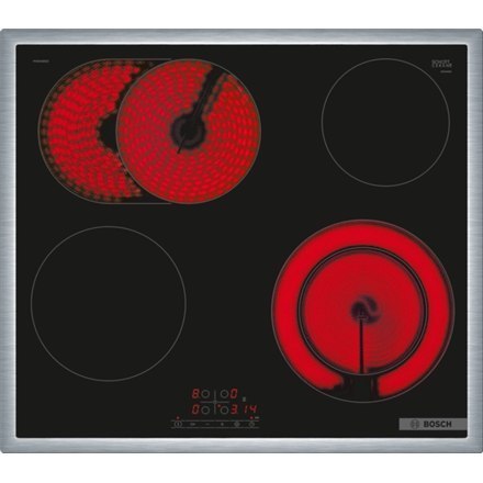 Bosch | PKN645BB2E Series 4 | Hob | Vitroceramic | Number of burners/cooking zones 4 | Touch | Timer | Black Bosch | PKN645BB2E Series 4 | Hob | Vitroceramic | Number of burners/cooking zones 4 | Touch | Timer | Black
