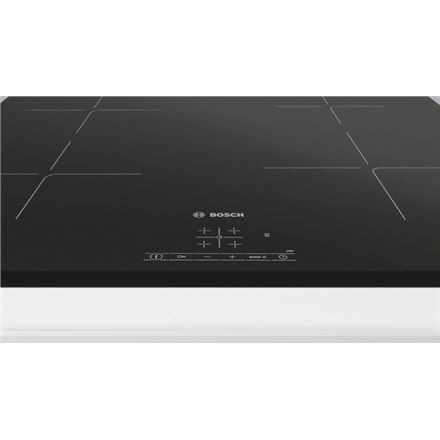 Bosch | PUE63KBB6E | Hob | Induction | Number of burners/cooking zones 4 | Touch | Timer | Black Bosch | PUE63KBB6E | Hob | Induction | Number of burners/cooking zones 4 | Touch | Timer | Black
