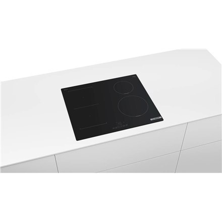 Bosch | PWP611BB5E | Hob | Induction | Number of burners/cooking zones 4 | Touch | Timer | Black Bosch | PWP611BB5E | Hob | Induction | Number of burners/cooking zones 4 | Touch | Timer | Black