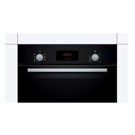 Bosch | Piekarnik | HBF133BA0 | 66 L | Elektryczny | EcoClean | Pokrętła | Wysokość 59,5 cm | Szerokość 59,4 cm | Czarny Bosch | Piekarnik | HBF133BA0 | 66 L | Elektryczny | EcoClean | Pokrętła | Wysokość 59,5 cm | Szerokość 59,4 cm | Czarny