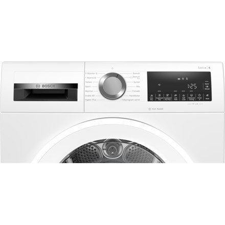 Bosch | WQG245AMSN Series 6 | Dryer Machine | Energy efficiency class A++ | Front loading | 9 kg | Sensitive dry | LED | Depth 6 Bosch | WQG245AMSN Series 6 | Dryer Machine | Energy efficiency class A++ | Front loading | 9 kg | Sensitive dry | LED | Depth 6