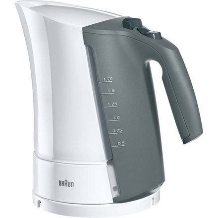 Braun | WK 300 | Standardowy czajnik | 2200 W | 1,7 L | Plastik | Podstawa obrotowa 360° | Biały Braun | WK 300 | Standardowy czajnik | 2200 W | 1,7 L | Plastik | Podstawa obrotowa 360° | Biały