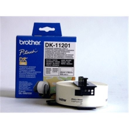 Brother | DK-11201 | Address labels | Thermal | Black on white | 29 x 90 mm Brother | DK-11201 | Address labels | Thermal | Black on white | 29 x 90 mm