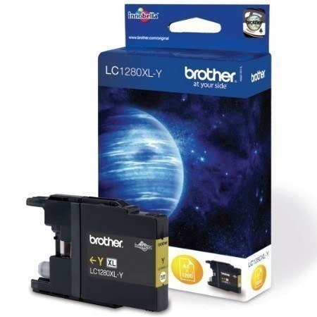 Brother LC | 1280XLY | Żółty | Wkład atramentowy | 1200 stron Brother LC | 1280XLY | Żółty | Wkład atramentowy | 1200 stron