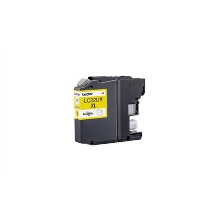 Brother LC | 22UY | Yellow | Ink cartridge | 1200 pages Brother LC | 22UY | Yellow | Ink cartridge | 1200 pages