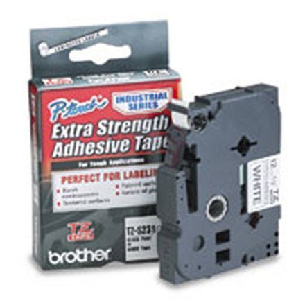 Brother | S231 | Laminated tape | Thermal | Black on white | Roll (1.2 cm x 8 m) Brother | S231 | Laminated tape | Thermal | Black on white | Roll (1.2 cm x 8 m)