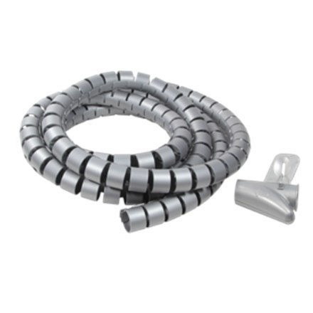 Cable Spiral Wrapping Band 2500*25 mm, silver Logilink Cable Spiral Wrapping Band 2500*25 mm, silver Logilink
