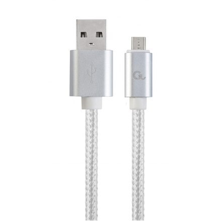 Cablexpert | USB cable | Male | 5 pin Micro-USB Type B | Male | Silver | 4 pin USB Type A | 1.8 m Cablexpert | USB cable | Male | 5 pin Micro-USB Type B | Male | Silver | 4 pin USB Type A | 1.8 m