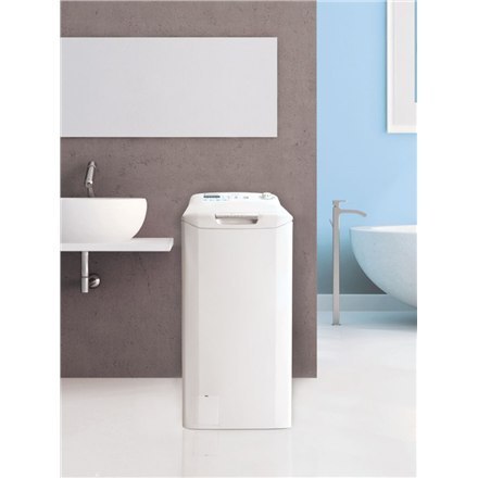Candy | Washing Machine | CST 26LET/1-S | Energy efficiency class D | Top loading | Washing capacity 6 kg | 1200 RPM | Depth 60 Candy | Washing Machine | CST 26LET/1-S | Energy efficiency class D | Top loading | Washing capacity 6 kg | 1200 RPM | Depth 60