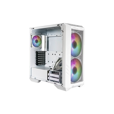Cooler Master HAF 500 | Biały | Mid-Tower | Zasilacz w zestawie Nie | ATX Cooler Master HAF 500 | Biały | Mid-Tower | Zasilacz w zestawie Nie | ATX