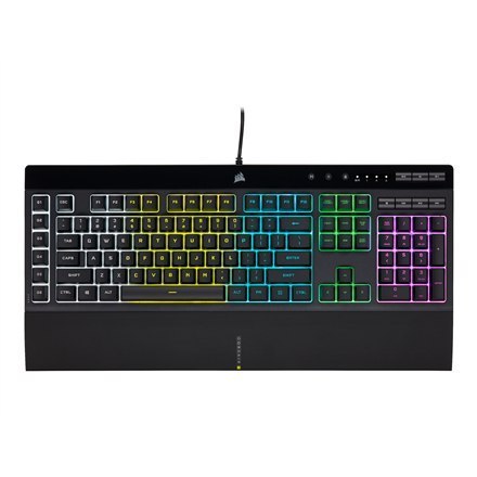 Corsair K55 RGB PRO | Klawiatura dla graczy | Przewodowa | ND | USB 2.0 Type-A Corsair K55 RGB PRO | Klawiatura dla graczy | Przewodowa | ND | USB 2.0 Type-A