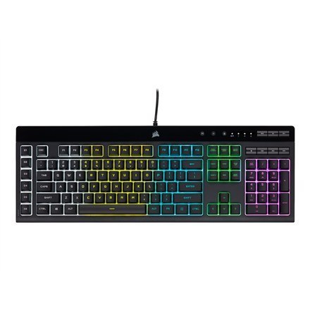 Corsair K55 RGB PRO | Klawiatura dla graczy | Przewodowa | ND | USB 2.0 Type-A Corsair K55 RGB PRO | Klawiatura dla graczy | Przewodowa | ND | USB 2.0 Type-A