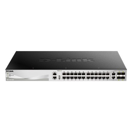 D-Link | DGS-3130-30TS | Switch | Managed L3 | Rack mountable | 1 Gbps (RJ-45) ports quantity 24 | 10 Gbps (RJ-45) ports quantit D-Link | DGS-3130-30TS | Switch | Managed L3 | Rack mountable | 1 Gbps (RJ-45) ports quantity 24 | 10 Gbps (RJ-45) ports quantit