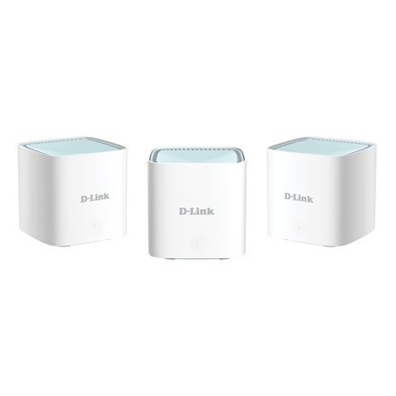 D-Link | EAGLE PRO AI AX1500 Mesh System | M15-3 (3-pakiet) | 802.11ax | 1200+300 Mbit/s | Porty Ethernet LAN (RJ-45) 10/100/100 D-Link | EAGLE PRO AI AX1500 Mesh System | M15-3 (3-pakiet) | 802.11ax | 1200+300 Mbit/s | Porty Ethernet LAN (RJ-45) 10/100/100