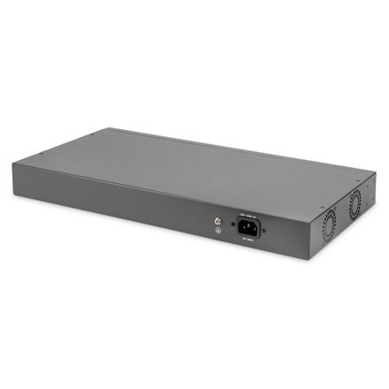 Digitus | Fast Ethernet PoE Switch 24-port PoE + 2 Combo, 370W PoE | DN-95343 | Unmanaged | Desktop | 10/100 Mbps (RJ-45) ports Digitus | Fast Ethernet PoE Switch 24-port PoE + 2 Combo, 370W PoE | DN-95343 | Unmanaged | Desktop | 10/100 Mbps (RJ-45) ports