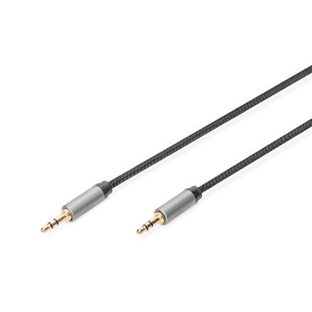 Digitus | Male | Mini-phone stereo 3.5 mm | Male | Black | Mini-phone stereo 3.5 mm | 1.8 m Digitus | Male | Mini-phone stereo 3.5 mm | Male | Black | Mini-phone stereo 3.5 mm | 1.8 m