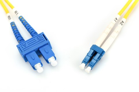 Digitus | Patch cable | Fibre optic | Male | SC single-mode | Male | LC single-mode | Yellow | 3 m Digitus | Patch cable | Fibre optic | Male | SC single-mode | Male | LC single-mode | Yellow | 3 m