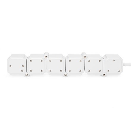 DIGITUS DA-70620 - power strip - 3680 Watt | Output Connector Qty 4 | 1.6 m | Black | White DIGITUS DA-70620 - power strip - 3680 Watt | Output Connector Qty 4 | 1.6 m | Black | White