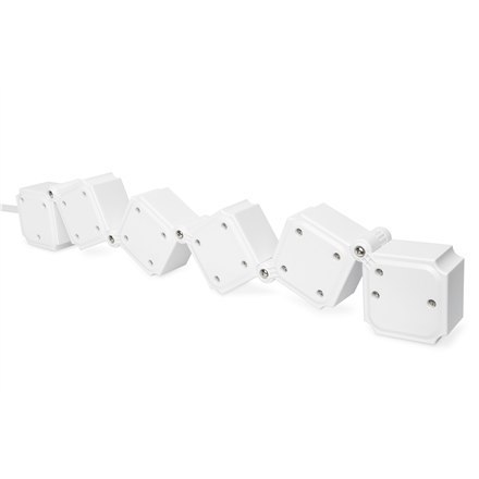 DIGITUS DA-70620 - power strip - 3680 Watt | Output Connector Qty 4 | 1.6 m | Black | White DIGITUS DA-70620 - power strip - 3680 Watt | Output Connector Qty 4 | 1.6 m | Black | White