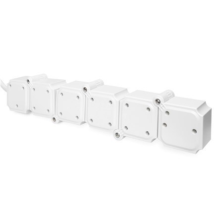 DIGITUS DA-70620 - power strip - 3680 Watt | Output Connector Qty 4 | 1.6 m | Black | White DIGITUS DA-70620 - power strip - 3680 Watt | Output Connector Qty 4 | 1.6 m | Black | White