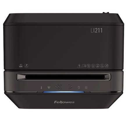Fellowes Powershred | LX211 | Micro-cut | Shredder | P-5 | Credit cards | Staples | Paper clips | Paper | 23 litres | Black Fellowes Powershred | LX211 | Micro-cut | Shredder | P-5 | Credit cards | Staples | Paper clips | Paper | 23 litres | Black