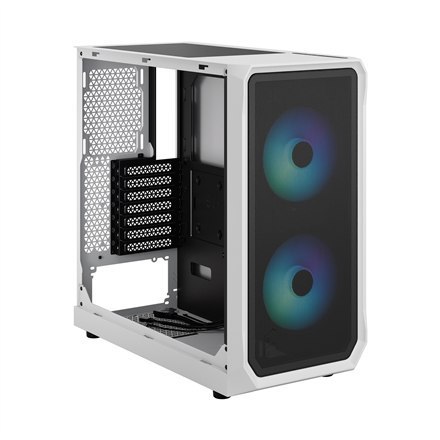 Fractal Design | Focus 2 | Side window | RGB White TG Clear Tint | Midi Tower | Power supply included No | ATX Fractal Design | Focus 2 | Side window | RGB White TG Clear Tint | Midi Tower | Power supply included No | ATX