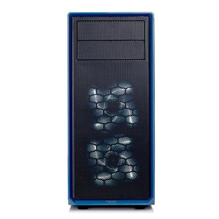 Fractal Design | Focus G | FD-CA-FOCUS-BU-W | Side window | Left side panel - Tempered Glass | Blue | ATX | Power supply include Fractal Design | Focus G | FD-CA-FOCUS-BU-W | Side window | Left side panel - Tempered Glass | Blue | ATX | Power supply include