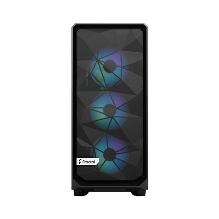 Fractal Design | Meshify 2 Compact Lite RGB | Side window | Black TG Light | Mid-Tower | Power supply included No | ATX
